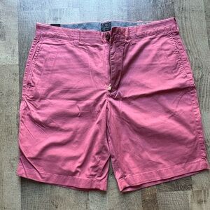 J. Crew Men's Pink Flat Front Shorts